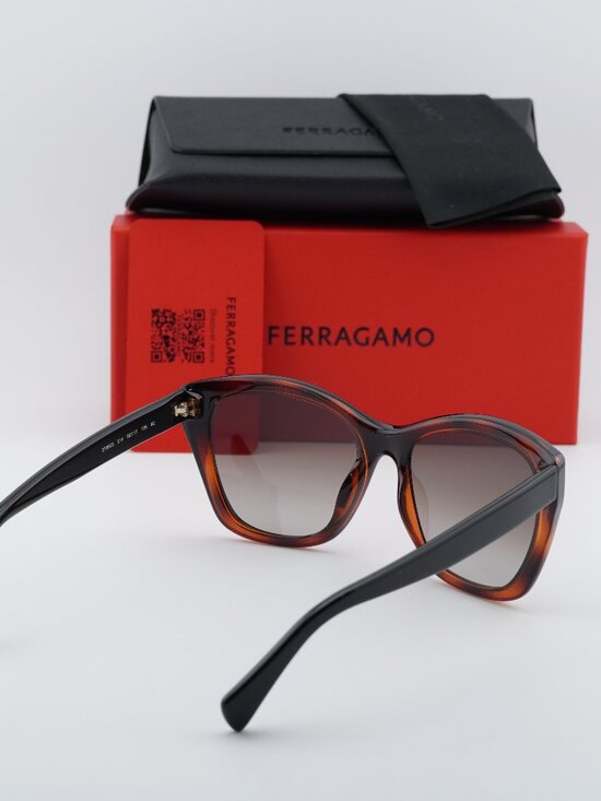Salvatore Ferragamo SF957S 214 Cat Eye Sunglasses - Havana / Brown main image 7